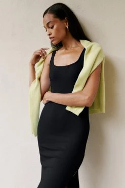 Velvet By Graham & Spencer ASHANTI RIBBED TANK DRESS Womens