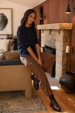 Velvet By Graham & Spencer BRYNNE CASHMERE CREW NECK SWEATER 17 Velvet By Graham & Spencer BRYNNE CASHMERE CREW NECK SWEATER