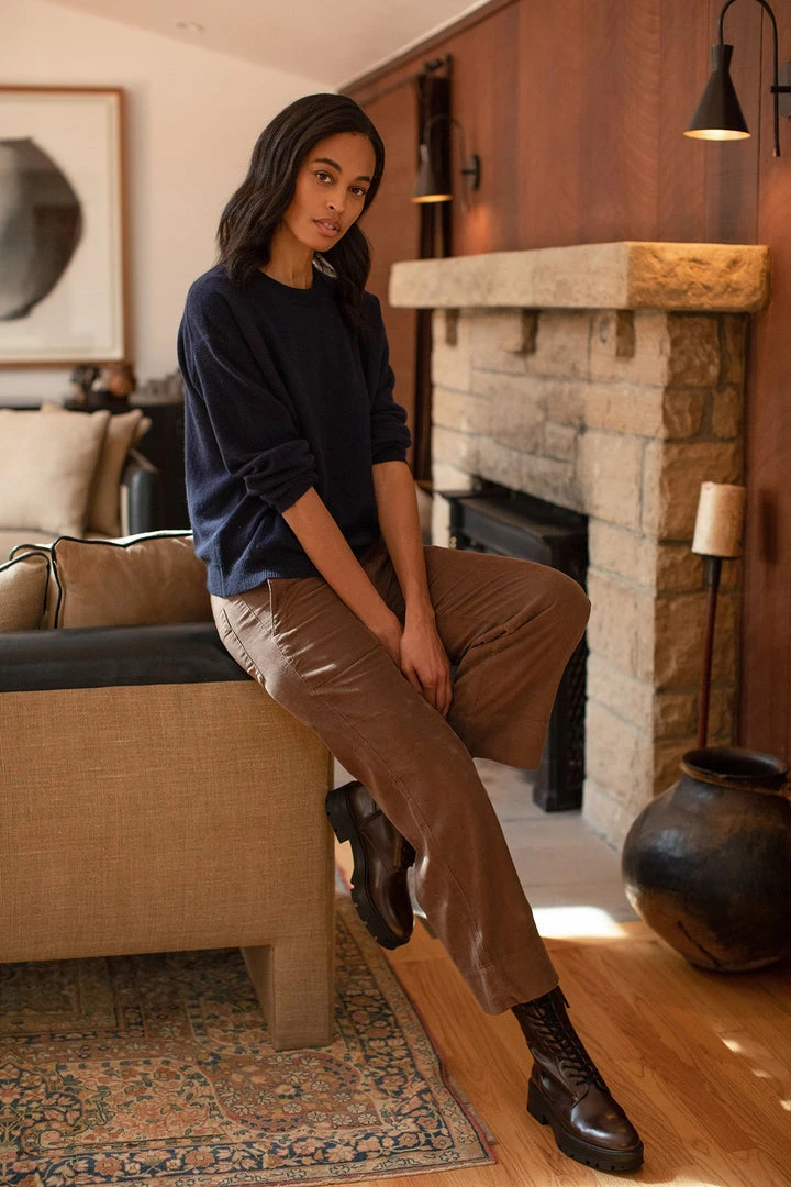 Velvet By Graham & Spencer BRYNNE CASHMERE CREW NECK SWEATER 7 Velvet By Graham & Spencer BRYNNE CASHMERE CREW NECK SWEATER