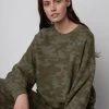 Velvet By Graham & Spencer ANDREA CAMO SWEATSHIRT 2 Velvet By Graham & Spencer ANDREA CAMO SWEATSHIRT