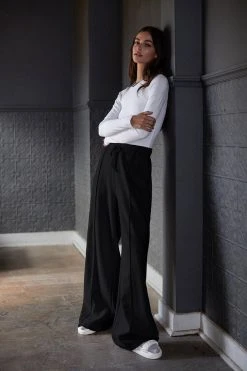 Velvet By Graham & Spencer Womens MARCELLA WIDE LEG PANT 12 Velvet By Graham & Spencer Womens MARCELLA WIDE LEG PANT