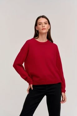 Velvet By Graham & Spencer BRYNNE CASHMERE CREW NECK SWEATER 47 Velvet By Graham & Spencer BRYNNE CASHMERE CREW NECK SWEATER