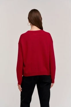 Velvet By Graham & Spencer BRYNNE CASHMERE CREW NECK SWEATER 48 Velvet By Graham & Spencer BRYNNE CASHMERE CREW NECK SWEATER
