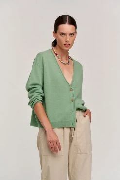 Velvet By Graham & Spencer ERIKA CASHMERE CARDIGAN Womens