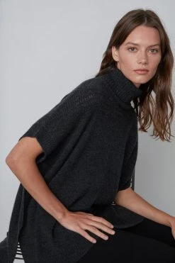 Velvet By Graham & Spencer CASSIA CASHMERE PONCHO