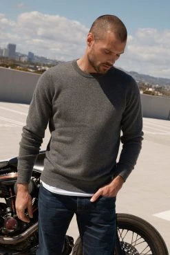 Velvet By Graham & Spencer BIRCH CASHMERE SWEATER Mens 33 Velvet By Graham & Spencer BIRCH CASHMERE SWEATER Mens