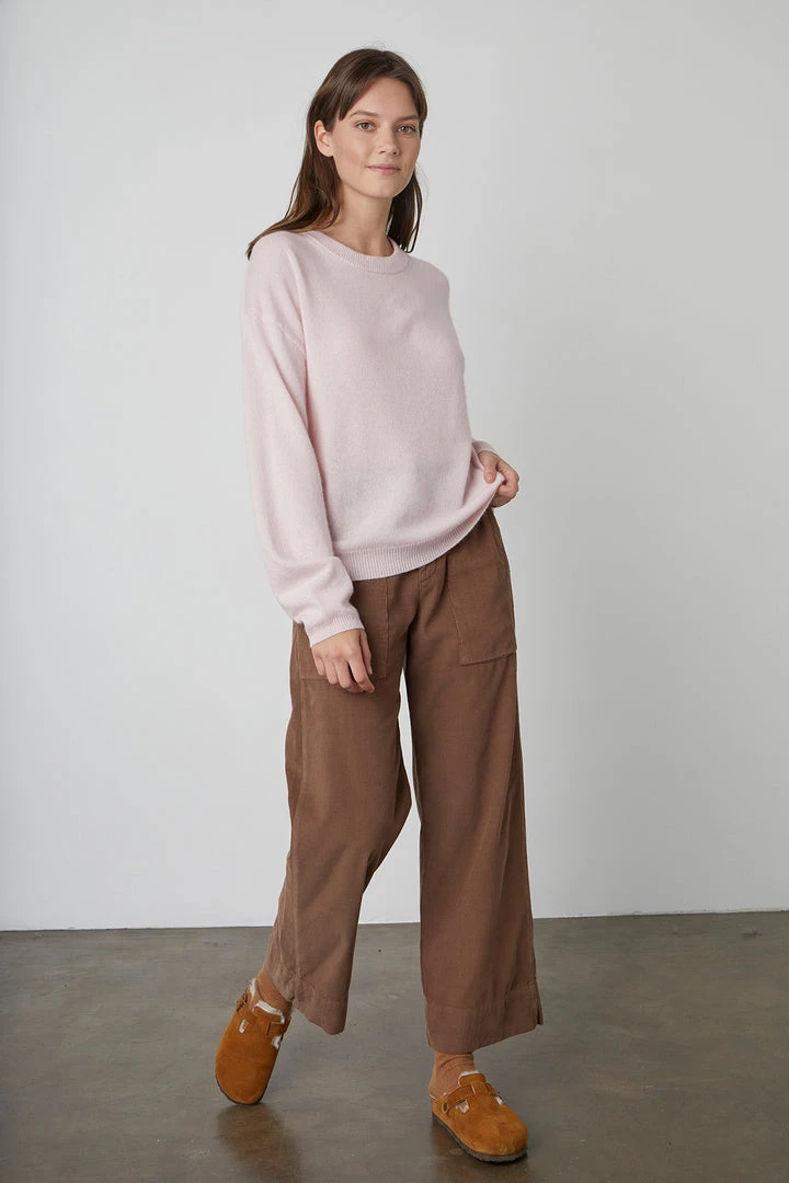 Velvet By Graham & Spencer BRYNNE CASHMERE CREW NECK SWEATER 15 Velvet By Graham & Spencer BRYNNE CASHMERE CREW NECK SWEATER