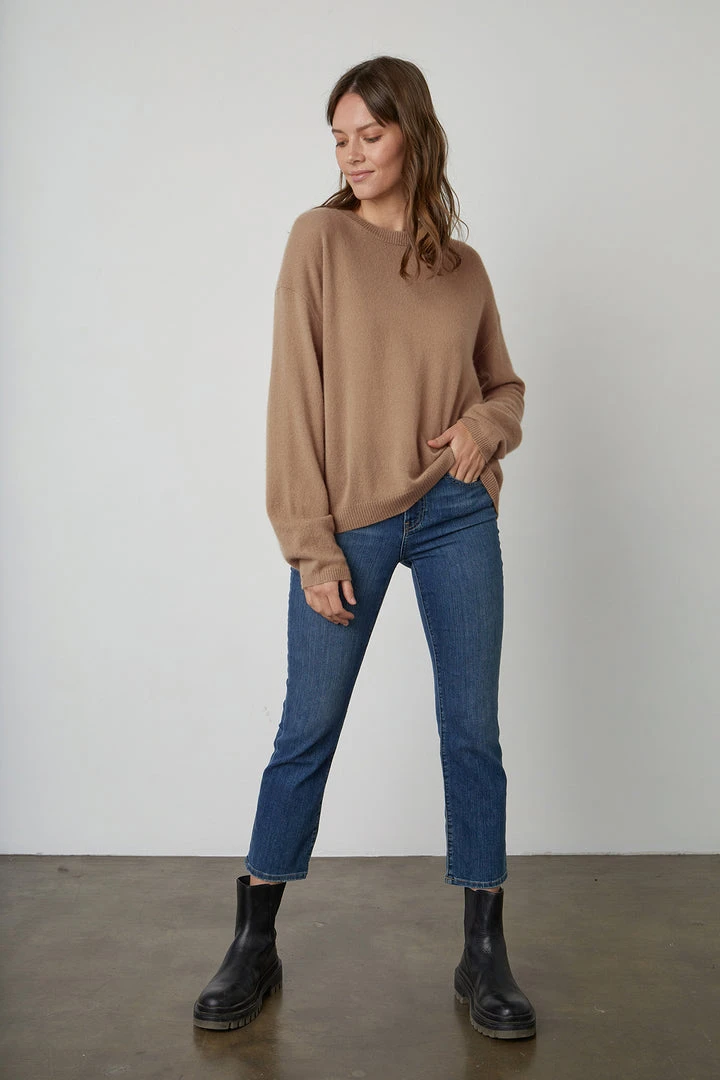 Velvet By Graham & Spencer BRYNNE CASHMERE CREW NECK SWEATER 4 Velvet By Graham & Spencer BRYNNE CASHMERE CREW NECK SWEATER