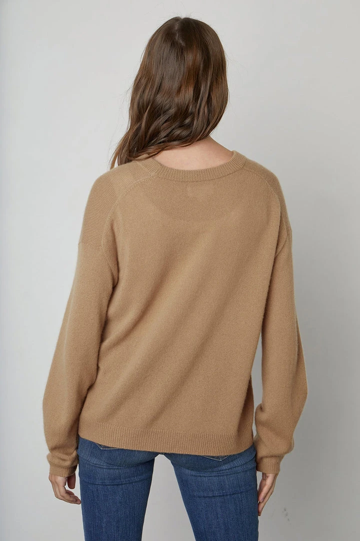 Velvet By Graham & Spencer BRYNNE CASHMERE CREW NECK SWEATER 6 Velvet By Graham & Spencer BRYNNE CASHMERE CREW NECK SWEATER