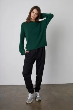 Velvet By Graham & Spencer BRYNNE CASHMERE CREW NECK SWEATER 43 Velvet By Graham & Spencer BRYNNE CASHMERE CREW NECK SWEATER