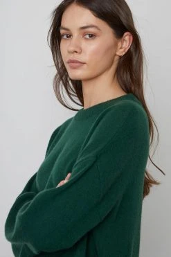 Velvet By Graham & Spencer BRYNNE CASHMERE CREW NECK SWEATER 41 Velvet By Graham & Spencer BRYNNE CASHMERE CREW NECK SWEATER