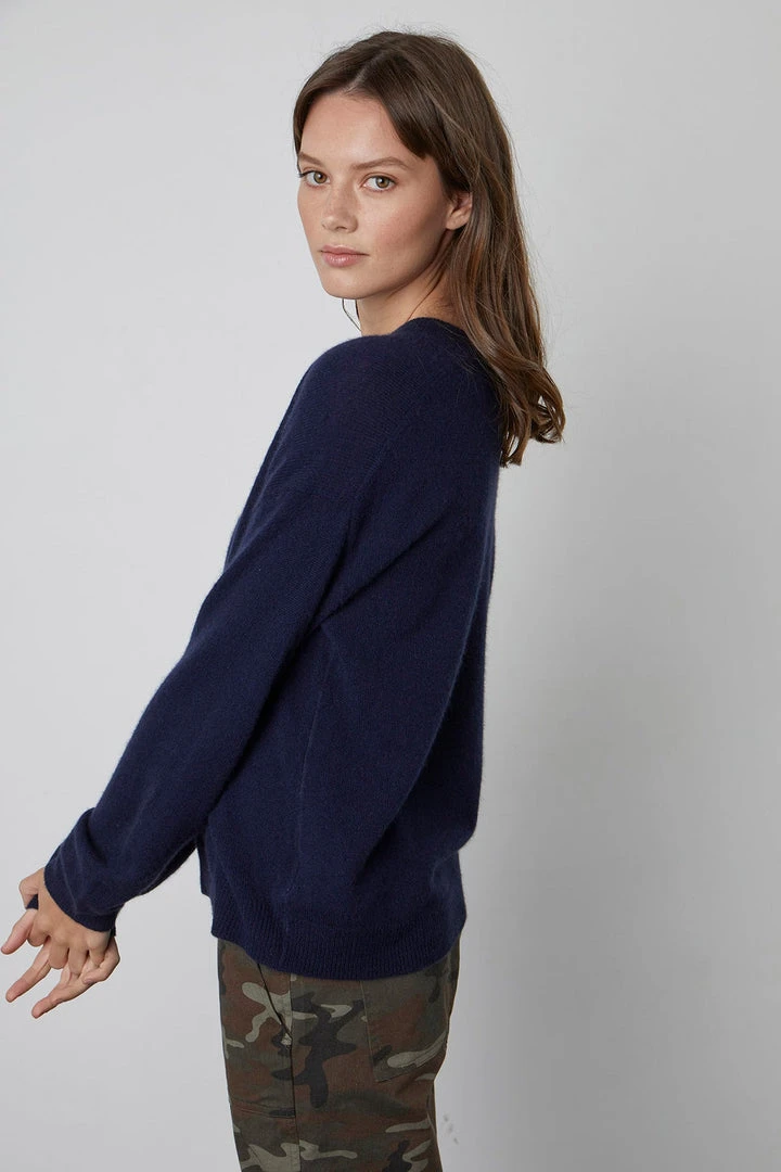 Velvet By Graham & Spencer BRYNNE CASHMERE CREW NECK SWEATER 5 Velvet By Graham & Spencer BRYNNE CASHMERE CREW NECK SWEATER