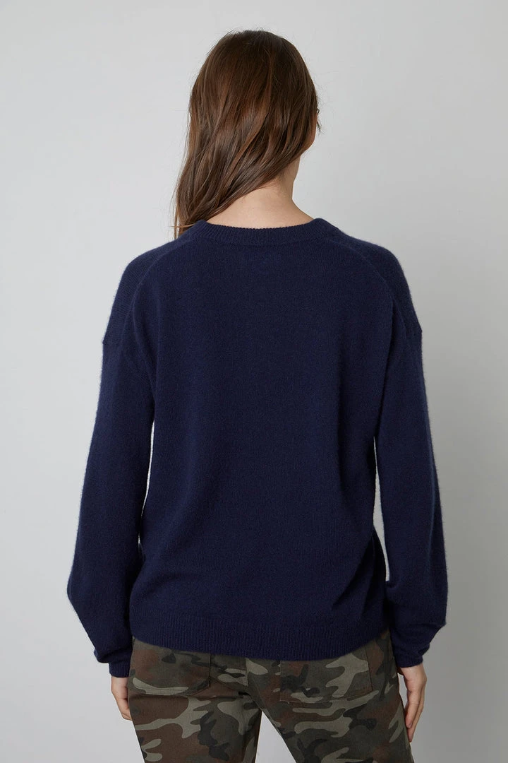 Velvet By Graham & Spencer BRYNNE CASHMERE CREW NECK SWEATER 6 Velvet By Graham & Spencer BRYNNE CASHMERE CREW NECK SWEATER