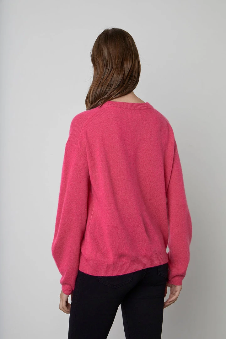 Velvet By Graham & Spencer BRYNNE CASHMERE CREW NECK SWEATER 11 Velvet By Graham & Spencer BRYNNE CASHMERE CREW NECK SWEATER