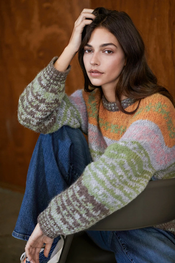 Velvet By Graham & Spencer CASSIDY STRIPED SWEATER 4 Velvet By Graham & Spencer CASSIDY STRIPED SWEATER