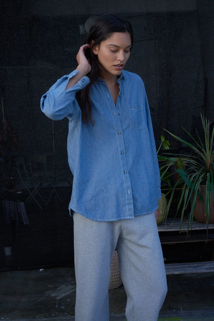 Velvet By Jenny Graham Womens CATALINA SHIRT 8 Velvet By Jenny Graham Womens CATALINA SHIRT