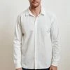 Velvet By Graham & Spencer Mens ARLIE CONTRAST COTTON JERSEY BUTTON-UP SHIRT 2 Velvet By Graham & Spencer Mens ARLIE CONTRAST COTTON JERSEY BUTTON-UP SHIRT