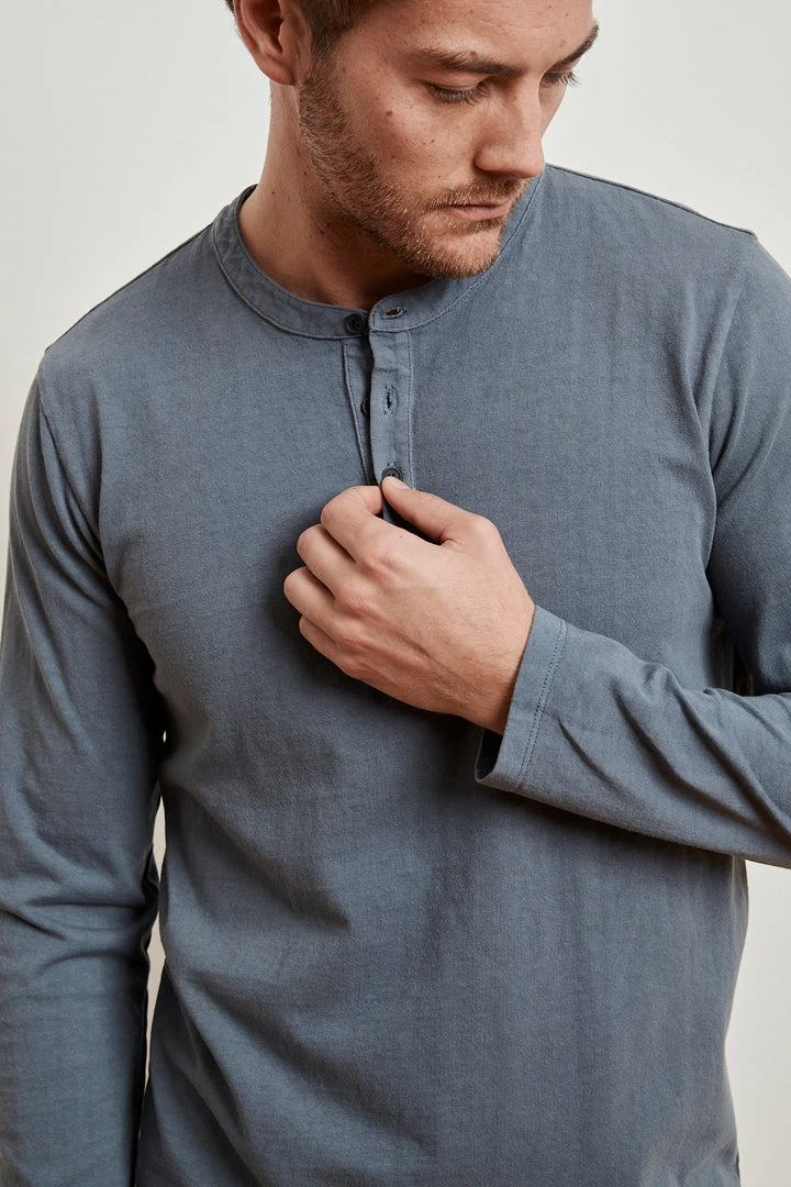 Velvet By Graham & Spencer BRIAN HEAVY JERSEY HENLEY 5 Velvet By Graham & Spencer BRIAN HEAVY JERSEY HENLEY