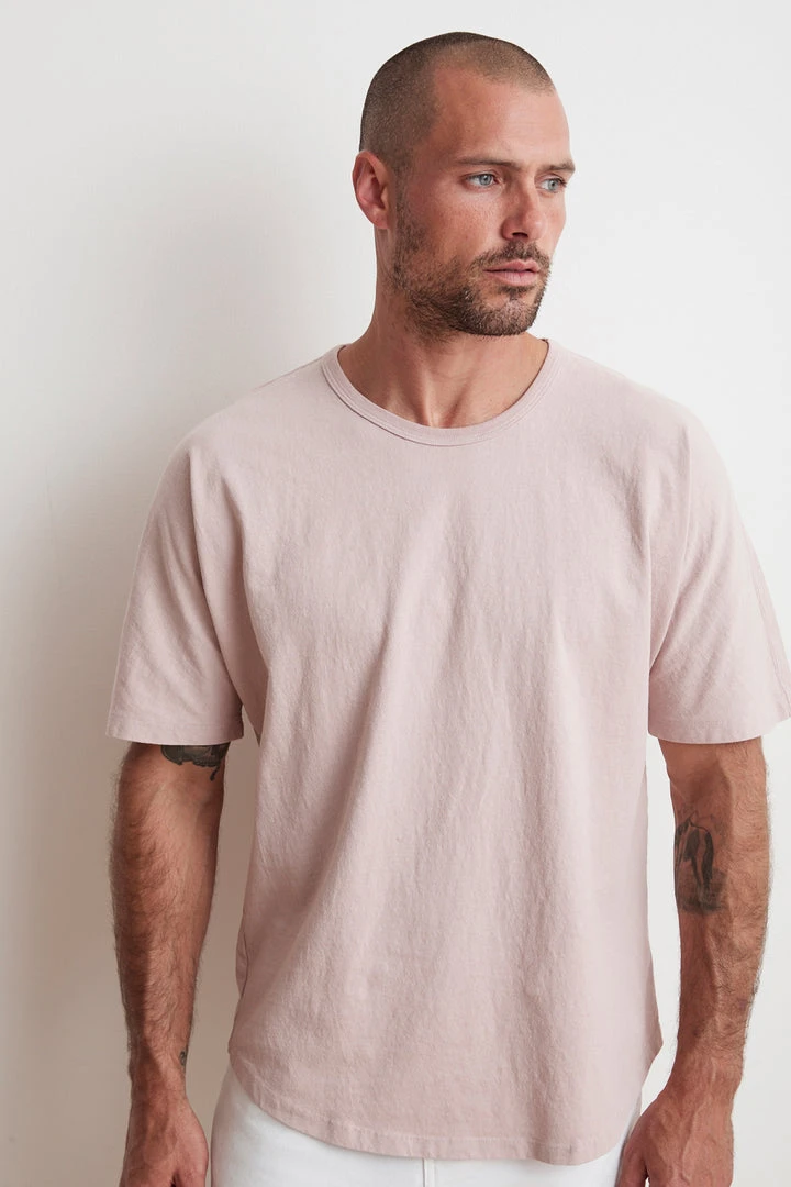 Velvet By Graham & Spencer RICK DROP SHOULDER CREW TEE Mens 7 Velvet By Graham & Spencer RICK DROP SHOULDER CREW TEE Mens
