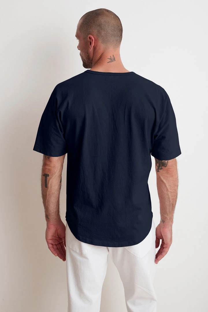 Velvet By Graham & Spencer RICK DROP SHOULDER CREW TEE Mens 5 Velvet By Graham & Spencer RICK DROP SHOULDER CREW TEE Mens