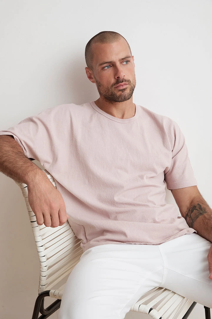 Velvet By Graham & Spencer RICK DROP SHOULDER CREW TEE Mens 6 Velvet By Graham & Spencer RICK DROP SHOULDER CREW TEE Mens