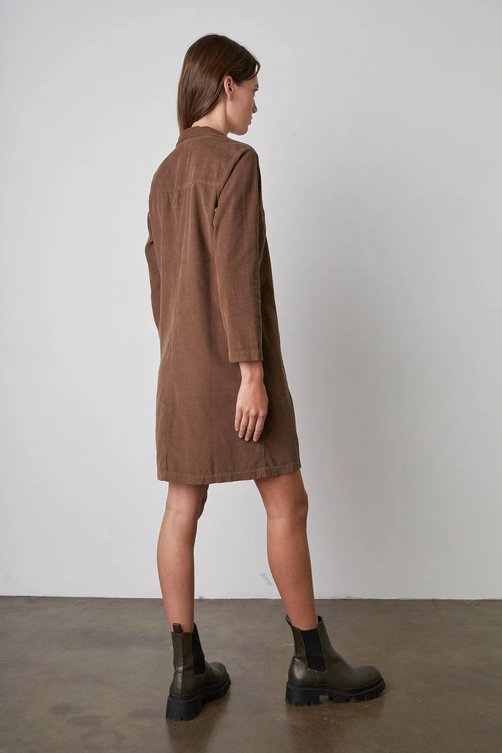 Velvet By Graham & Spencer LANA CORDUROY SHIRT DRESS Womens 6 Velvet By Graham & Spencer LANA CORDUROY SHIRT DRESS Womens