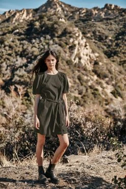 Velvet By Graham & Spencer Womens RYLEIGH CORDUROY DRESS 24 Velvet By Graham & Spencer Womens RYLEIGH CORDUROY DRESS