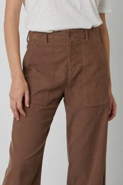 Velvet By Graham & Spencer VERA CORDUROY WIDE LEG PANT Womens 24 Velvet By Graham & Spencer VERA CORDUROY WIDE LEG PANT Womens