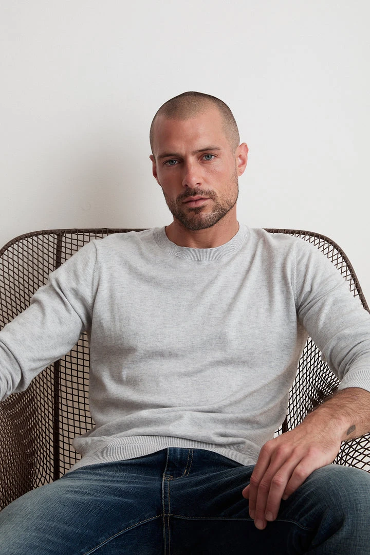 Velvet By Graham & Spencer FRED COTTON CASHMERE LIGHTWEIGHT SWEATER 3 Velvet By Graham & Spencer FRED COTTON CASHMERE LIGHTWEIGHT SWEATER