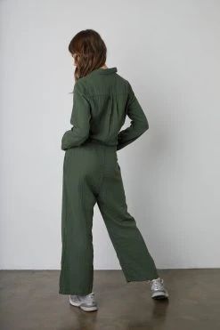 Velvet By Graham & Spencer ALISON COTTON GAUZE JUMPSUIT