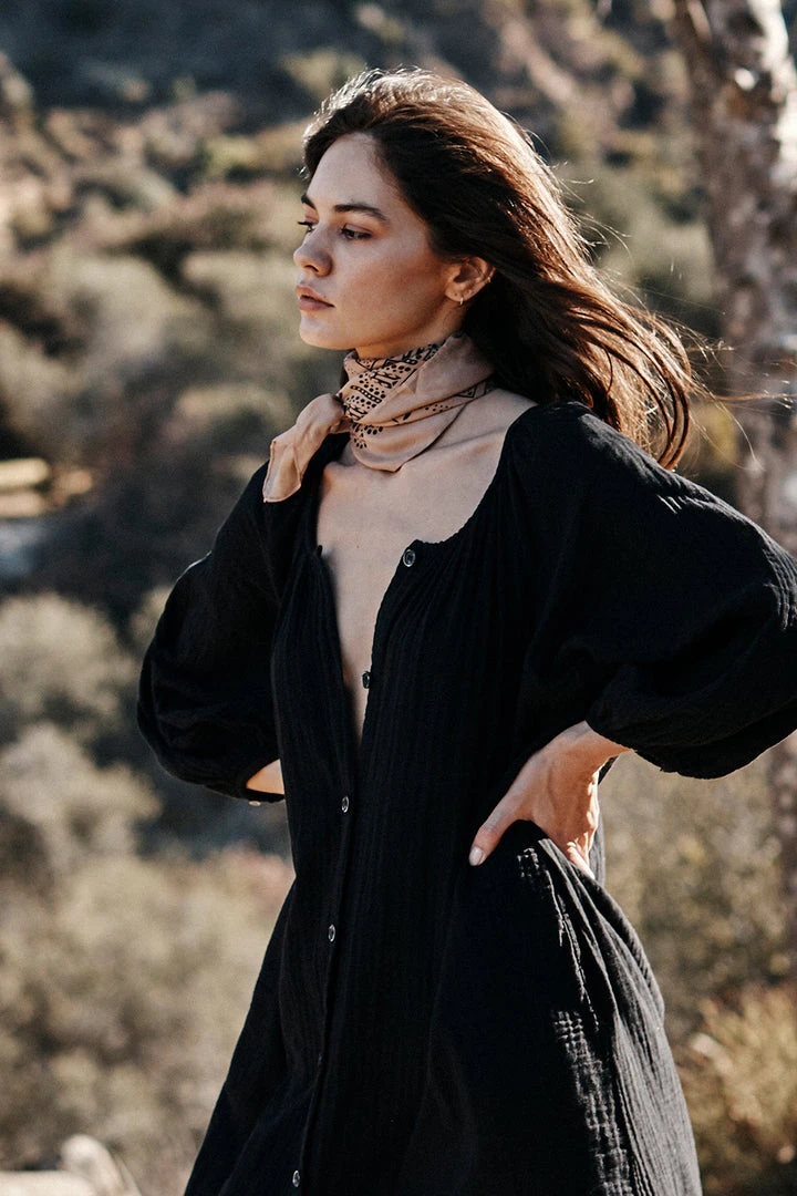 Velvet By Graham & Spencer BETHANY COTTON GAUZE DRESS Womens 8 Velvet By Graham & Spencer BETHANY COTTON GAUZE DRESS Womens