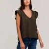 Velvet By Graham & Spencer BREANNA COTTON GAUZE TOP Womens 2 Velvet By Graham & Spencer BREANNA COTTON GAUZE TOP Womens