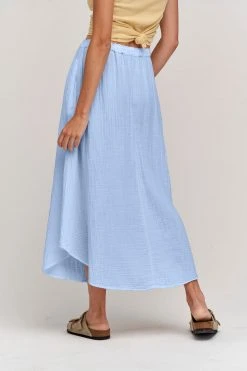 Velvet By Graham & Spencer DANA COTTON GAUZE MIDI SKIRT 31 Velvet By Graham & Spencer DANA COTTON GAUZE MIDI SKIRT