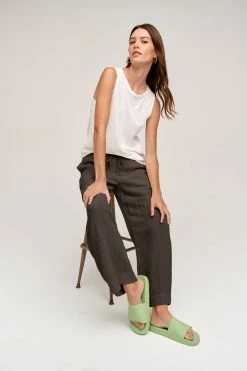 Velvet By Graham & Spencer FRANNY COTTON GAUZE PANT Womens 28 Velvet By Graham & Spencer FRANNY COTTON GAUZE PANT Womens