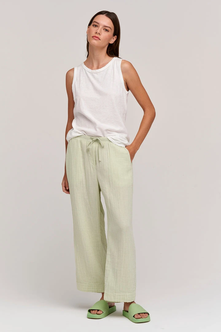 Velvet By Graham & Spencer FRANNY COTTON GAUZE PANT Womens 5 Velvet By Graham & Spencer FRANNY COTTON GAUZE PANT Womens