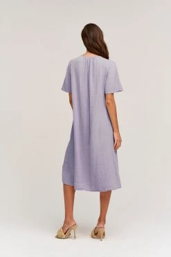 Velvet By Graham & Spencer HAZEL COTTON GAUZE MIDI DRESS 25 Velvet By Graham & Spencer HAZEL COTTON GAUZE MIDI DRESS