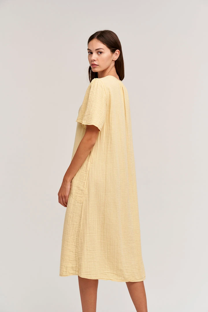 Velvet By Graham & Spencer HAZEL COTTON GAUZE MIDI DRESS 7 Velvet By Graham & Spencer HAZEL COTTON GAUZE MIDI DRESS