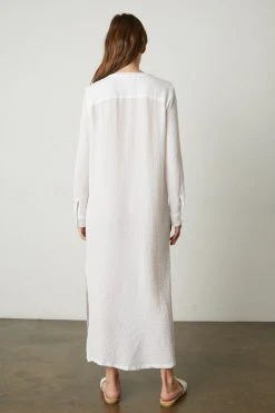 Velvet By Graham & Spencer Womens LORRAINE COTTON GAUZE CAFTAN DRESS 27 Velvet By Graham & Spencer Womens LORRAINE COTTON GAUZE CAFTAN DRESS
