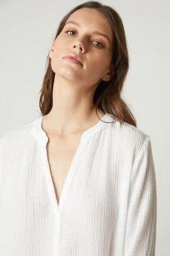 Velvet By Graham & Spencer Womens LORRAINE COTTON GAUZE CAFTAN DRESS 29 Velvet By Graham & Spencer Womens LORRAINE COTTON GAUZE CAFTAN DRESS