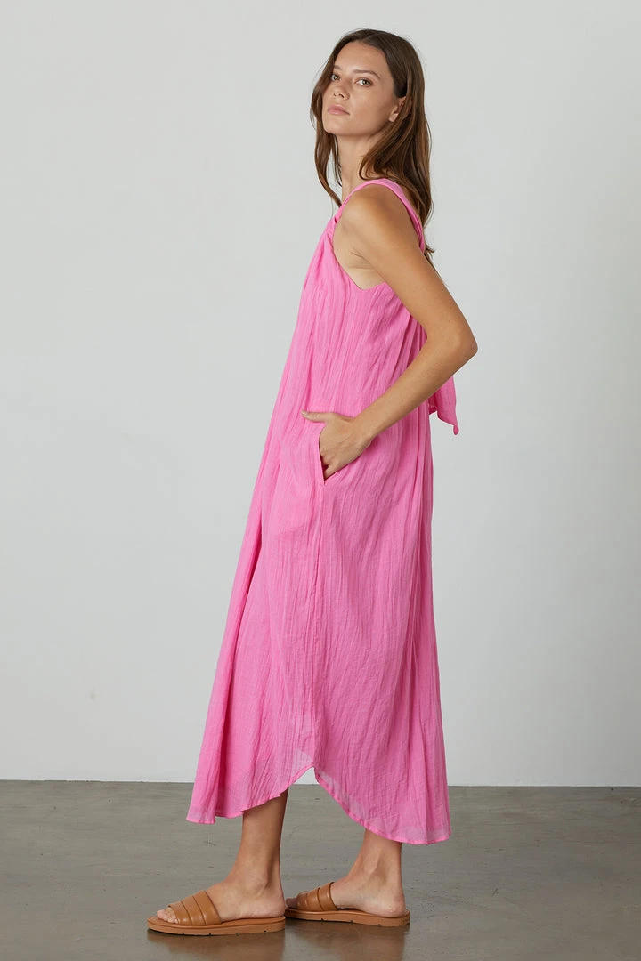 Velvet By Graham & Spencer Womens REESE COTTON GAUZE DRESS 6 Velvet By Graham & Spencer Womens REESE COTTON GAUZE DRESS