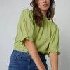 Velvet By Graham & Spencer ROSA COTTON GAUZE RUFFLE TOP 2 Velvet By Graham & Spencer ROSA COTTON GAUZE RUFFLE TOP