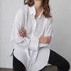 Velvet By Graham & Spencer RACHEL OVERSIZED BUTTON-UP SHIRT Womens