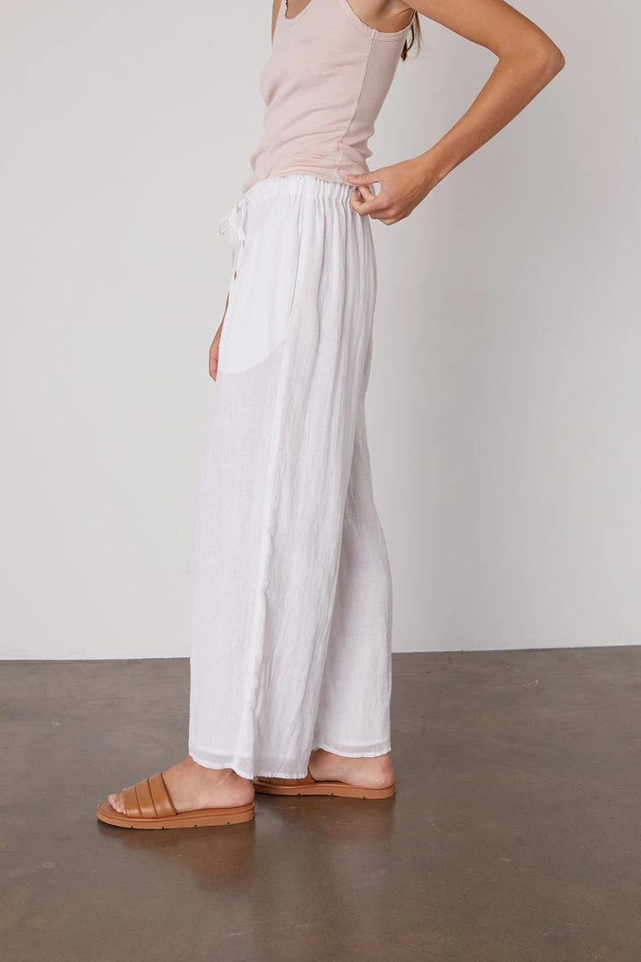 Velvet By Graham & Spencer Womens TWEETIE COTTON GAUZE PANT 5 Velvet By Graham & Spencer Womens TWEETIE COTTON GAUZE PANT