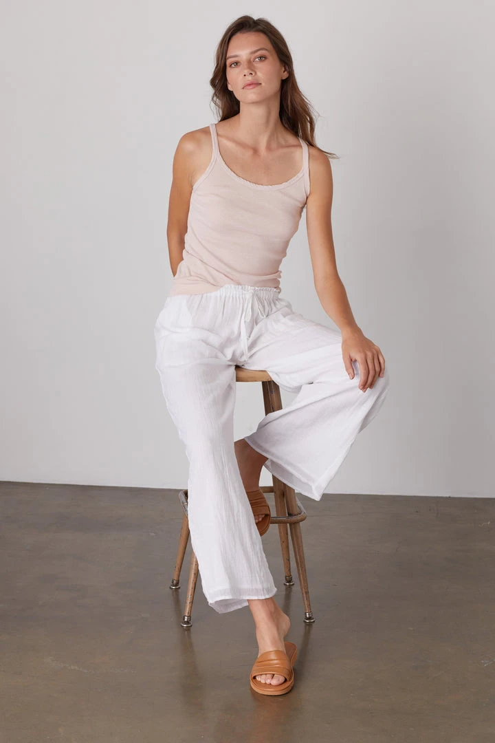 Velvet By Graham & Spencer Womens TWEETIE COTTON GAUZE PANT 3 Velvet By Graham & Spencer Womens TWEETIE COTTON GAUZE PANT
