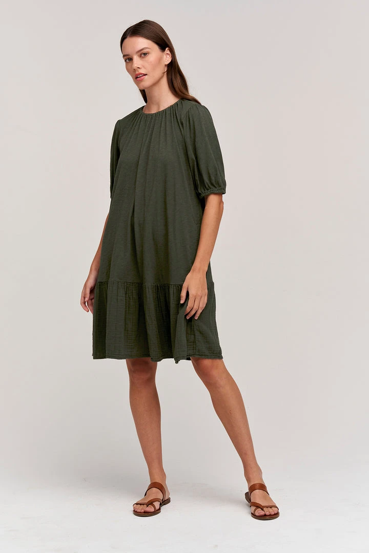 Velvet By Graham & Spencer BECCA PUFF SLEEVE DRESS Womens 3 Velvet By Graham & Spencer BECCA PUFF SLEEVE DRESS Womens