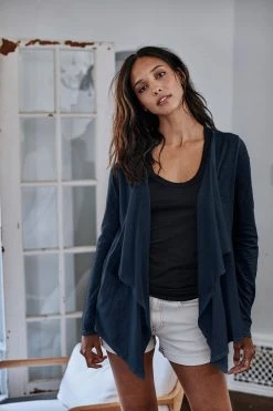 Velvet By Graham & Spencer CHAMPAGNE OPEN CARDIGAN 20 Velvet By Graham & Spencer CHAMPAGNE OPEN CARDIGAN