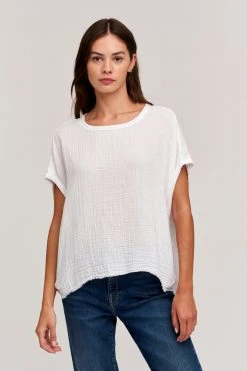 Velvet By Graham & Spencer CORA BOXY TEE 15 Velvet By Graham & Spencer CORA BOXY TEE