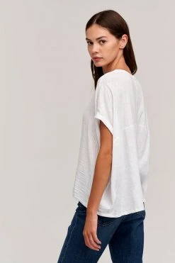 Velvet By Graham & Spencer CORA BOXY TEE 16 Velvet By Graham & Spencer CORA BOXY TEE