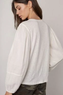 Velvet By Graham & Spencer JAYLA PUFF SLEEVE TOP 11 Velvet By Graham & Spencer JAYLA PUFF SLEEVE TOP