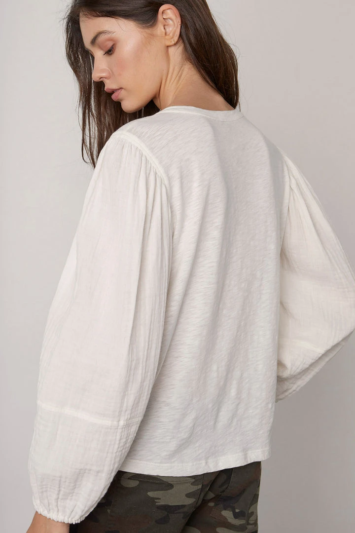 Velvet By Graham & Spencer JAYLA PUFF SLEEVE TOP 6 Velvet By Graham & Spencer JAYLA PUFF SLEEVE TOP